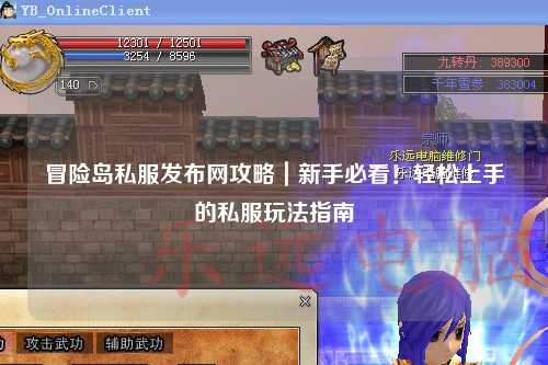 冒险岛私服发布网攻略｜新手必看！轻松上手的私服玩法指南