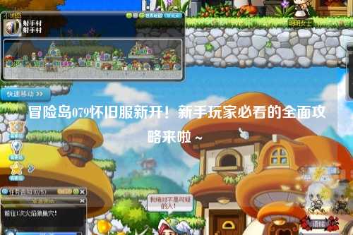 冒险岛079怀旧服新开!新手玩家必看的全面攻略来啦~✨