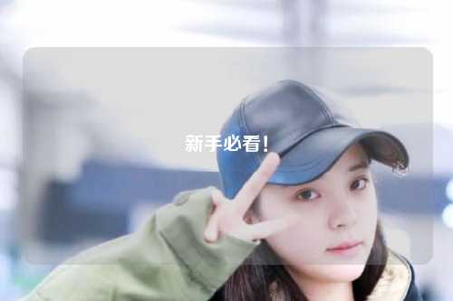 新手必看！