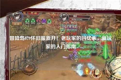 冒险岛079怀旧服新开!老玩家的回忆杀,新玩家的入门指南