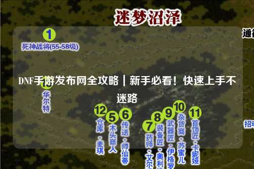 DNF手游发布网全攻略|新手必看!快速上手不迷路