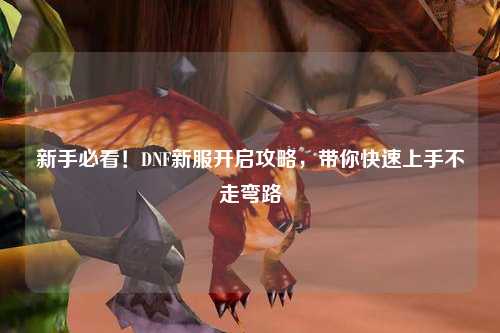 新手必看！DNF新服开启攻略，带你快速上手不走弯路