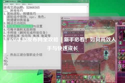 DNF手游发布网全攻略|新手必看!如何高效入手与快速成长