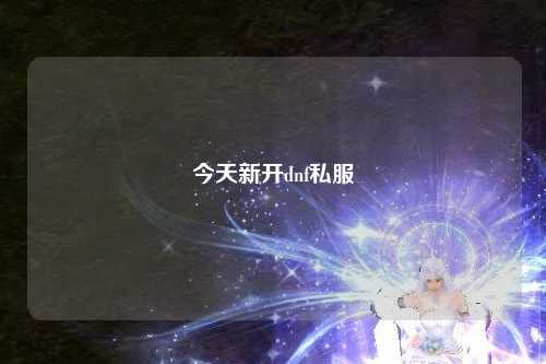 今天新开dnf私服