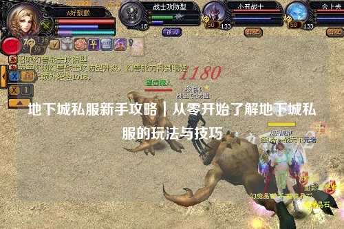 地下城私服新手攻略|从零开始了解地下城私服的玩法与技巧