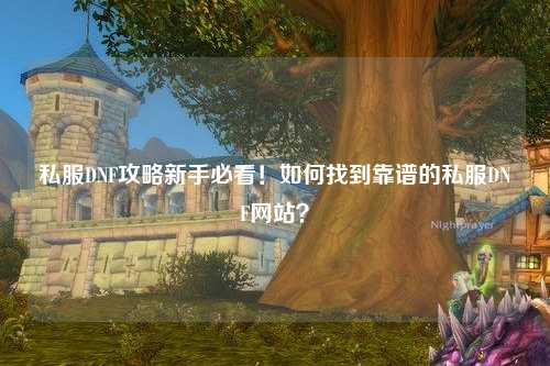 私服DNF攻略新手必看！如何找到靠谱的私服DNF网站？